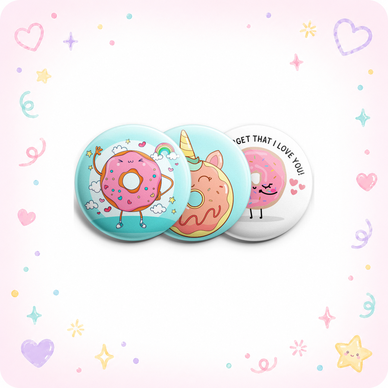 Delicious Donut 3-Pack (Save 5%) - - Topperswap