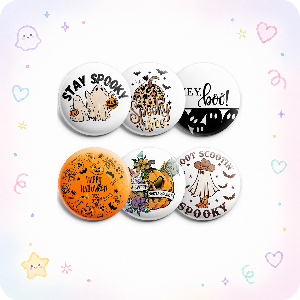 All the Spooky Things Topper 6-Pack (Save 15%) - - Topperswap