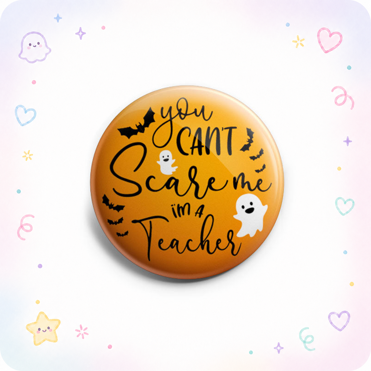 Can’t Scare Teacher Topper - Vault - - Topperswap