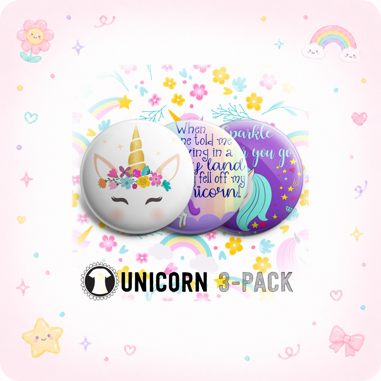 Unicorn 3-Pack (Save 5%) - - Topperswap