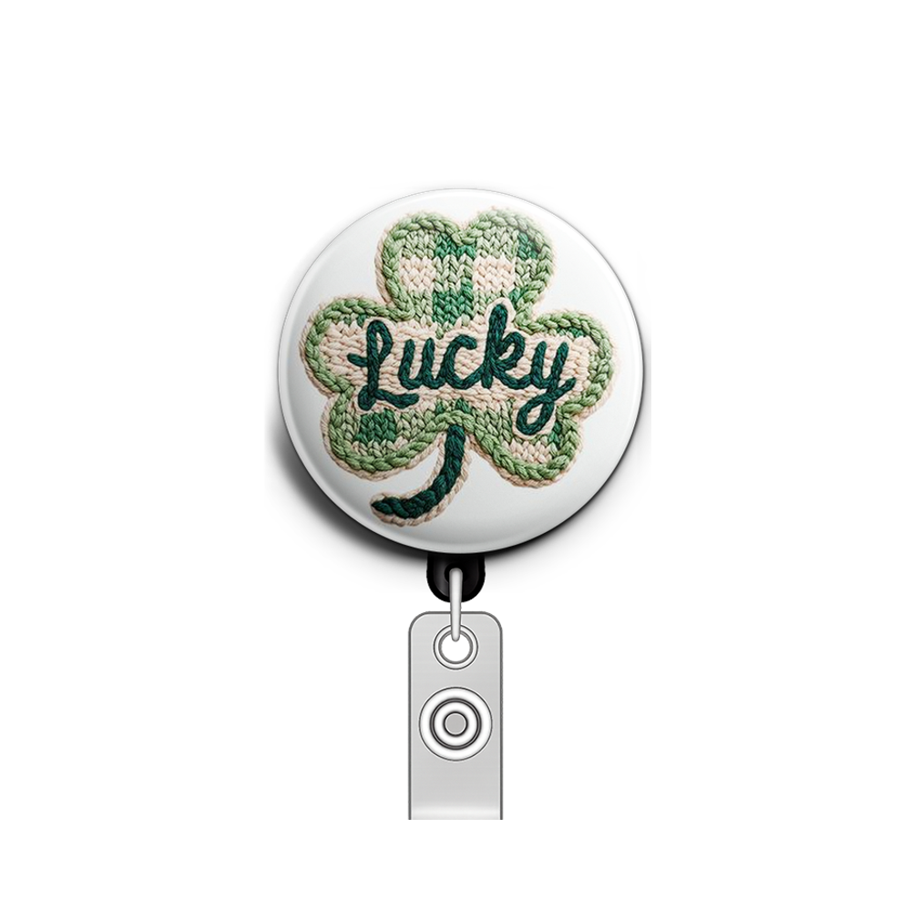 Lucky Charm Swapfinity Retractable ID Badge Reel - - Topperswap