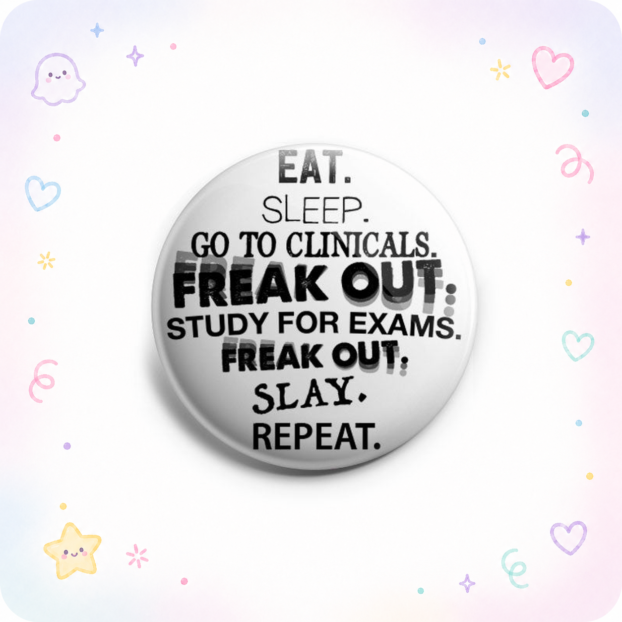 Med/Nursing School Student Life Topper - - Topperswap