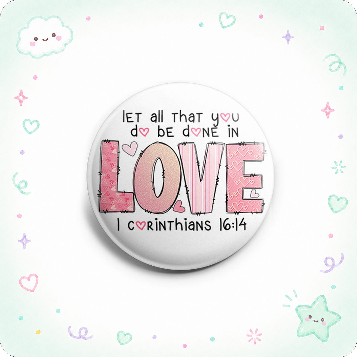 Corinthians Love Quote Topper - - Topperswap