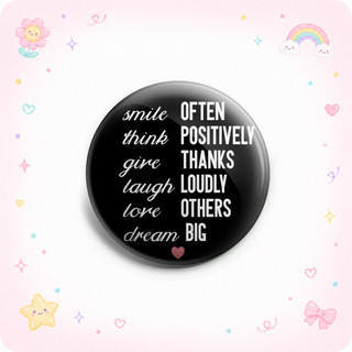 Positivity Checklist Topper