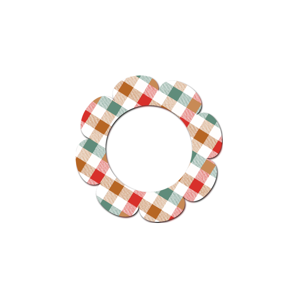 Plaid Perfection Swapper Frame - - Topperswap