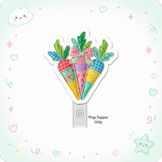 Patchwork Carrot Guru Pop Topper
