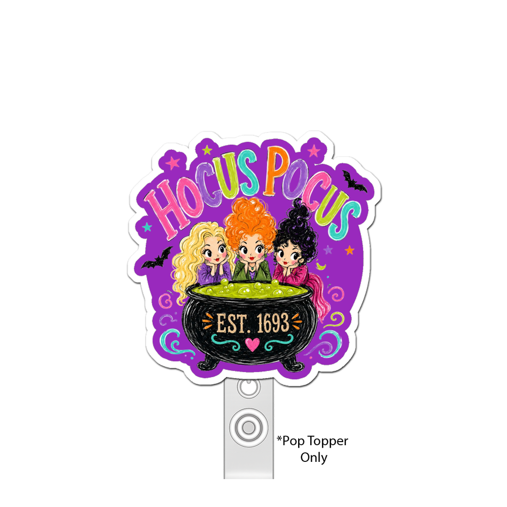 Witchy Workspace Warrior Pop Topper