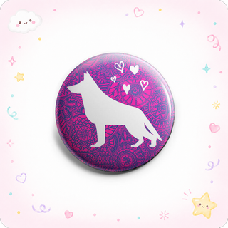 German Shepherd Hearts Topper