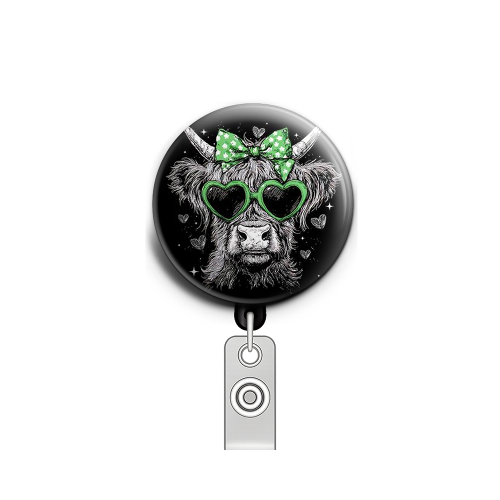 Highland Heartbreaker Swapfinity Retractable ID Badge Reel - - Topperswap
