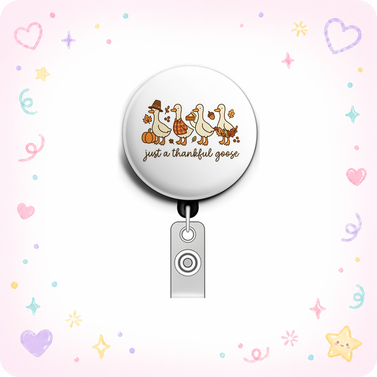 Grateful Goose Swapfinity Retractable ID Badge Reel - - Topperswap