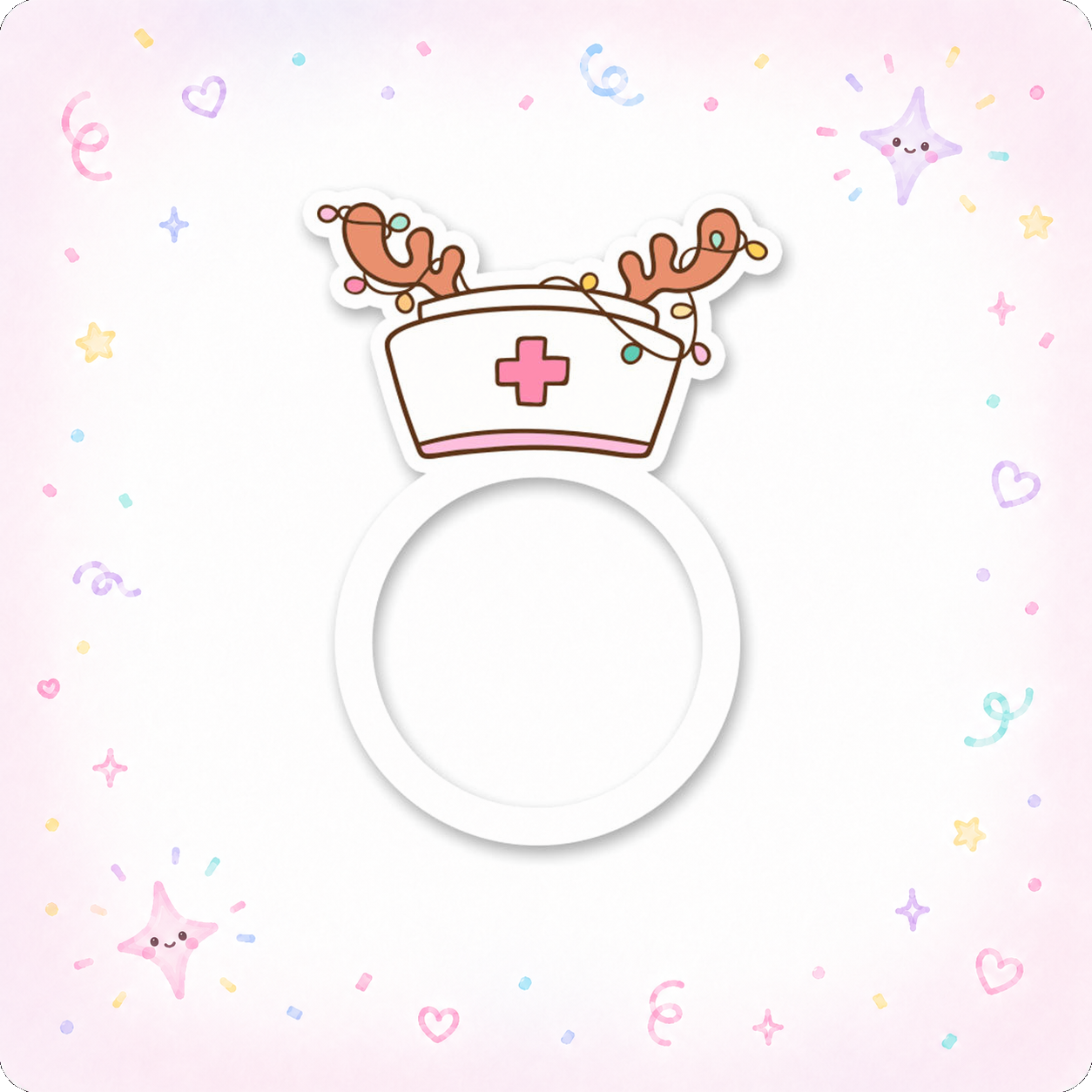 Holiday Cheer Nurse Cap Swapper - - Topperswap