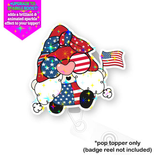 Fun Patrioric Gnome Pop Topper