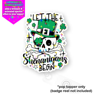 Shenanigans Skull Pop Topper