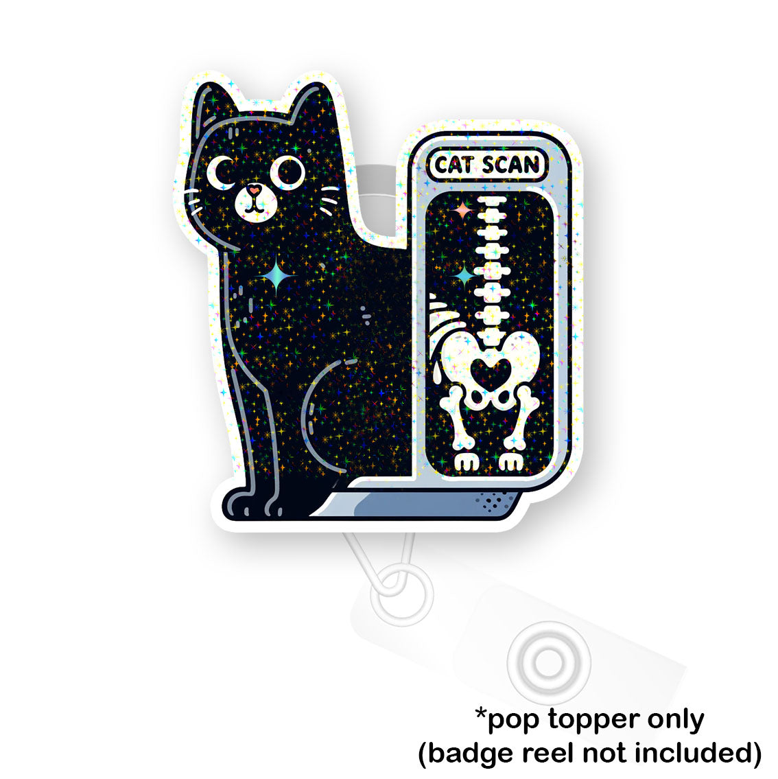 Cat Scan Pop Topper - Make it Sparkle - Topperswap