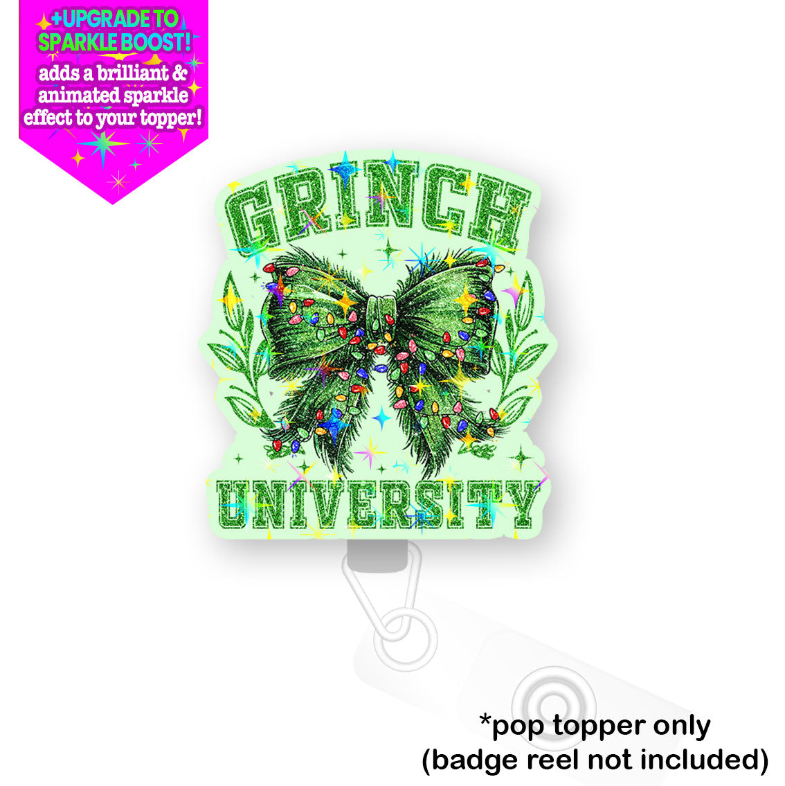 Grinch University Pop Topper - Make it Sparkle - Topperswap