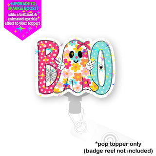 Groovy Flower Boo Pop Topper