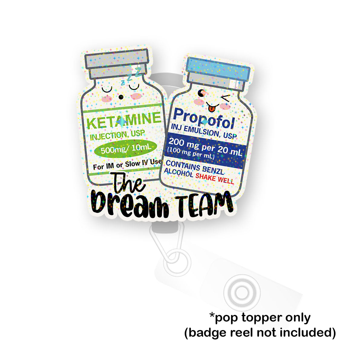 Anesthesia Alliance Pop Topper - Flex - Make it Sparkle - Topperswap