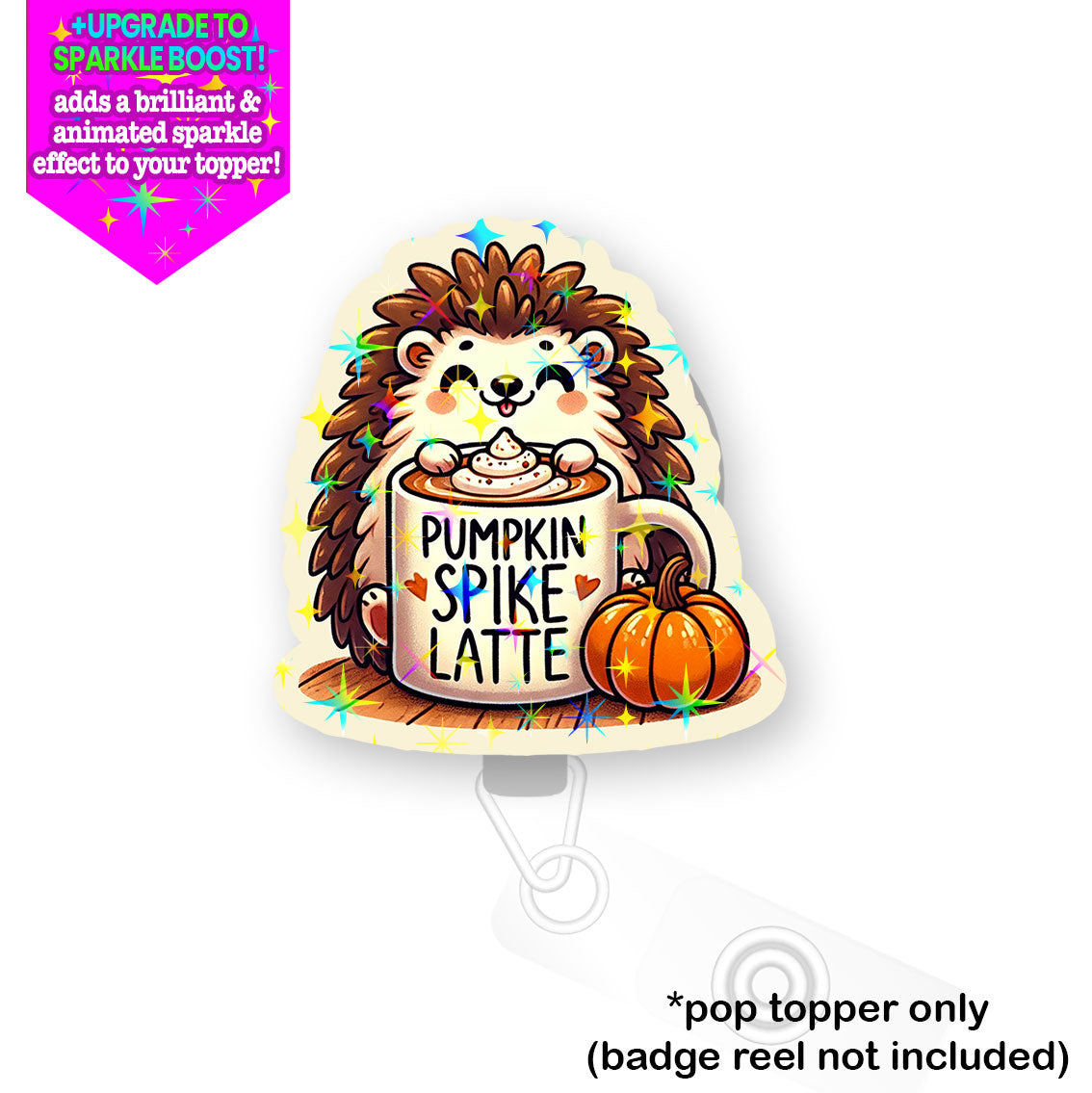 Pumpkin Spike Latte Pop Topper - Flex - Make it Sparkle - Topperswap