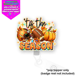 Game Day Pumpkin Pop Topper