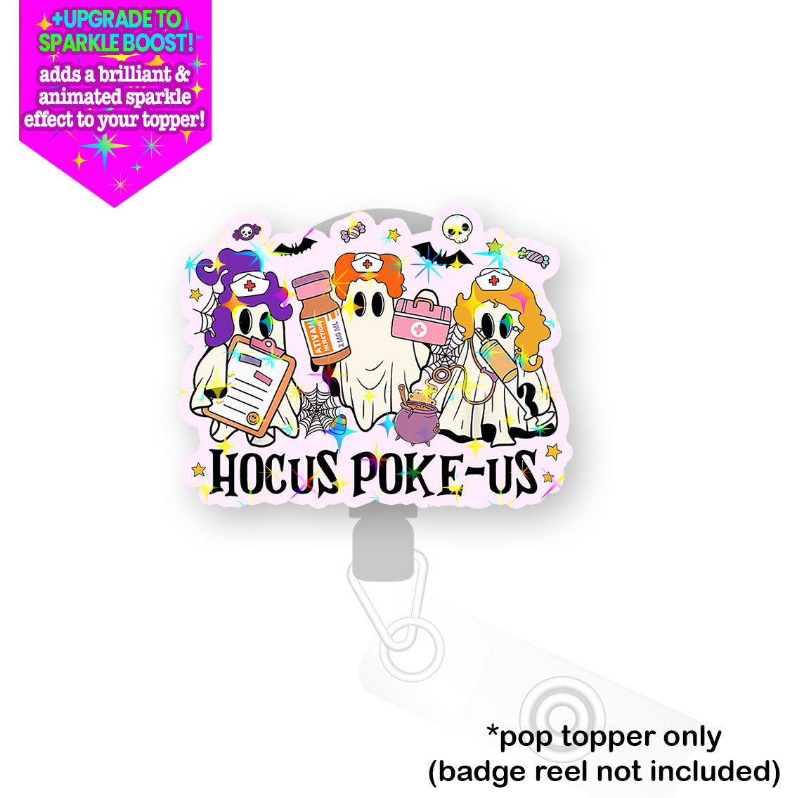 Hocus Poke-Us Pop Topper - Flex - Make it Sparkle - Topperswap