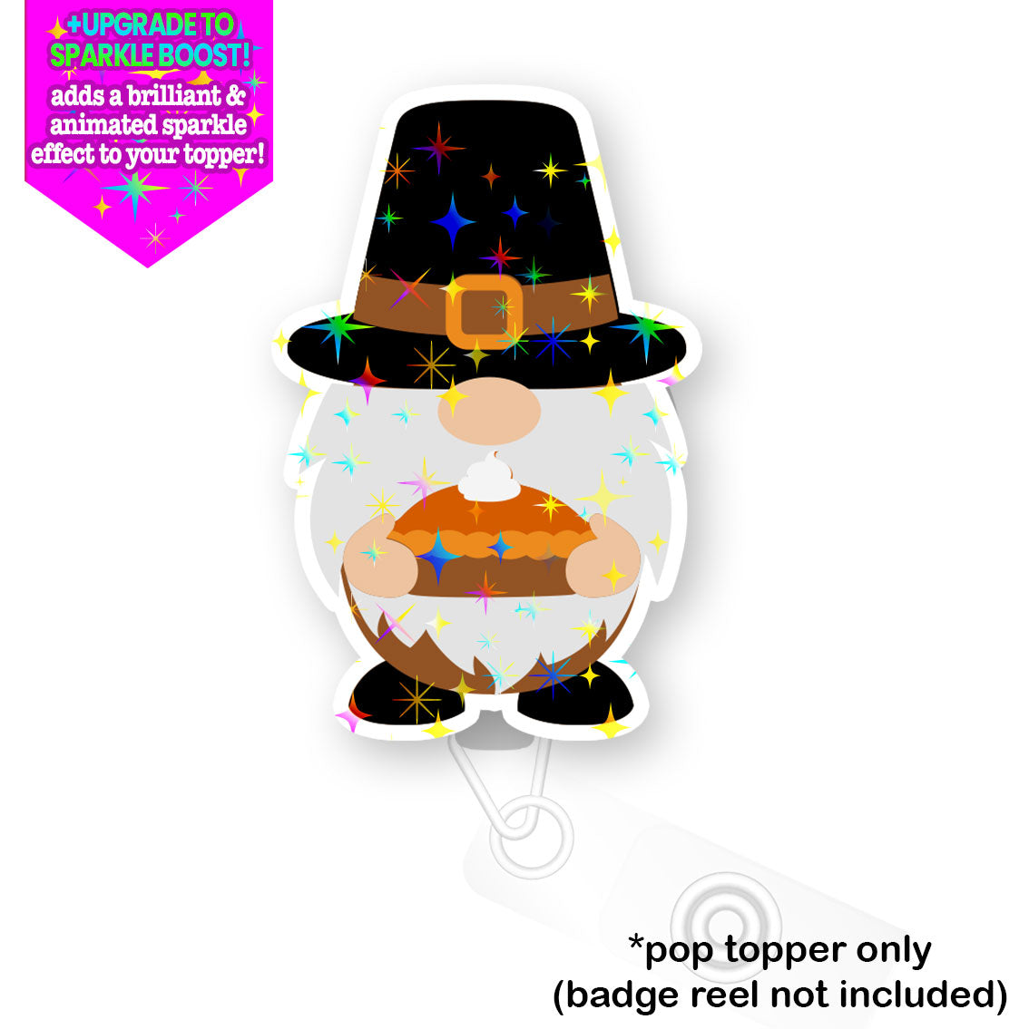 Pumpkin Pie Gnome Pop Topper -  - Topperswap
