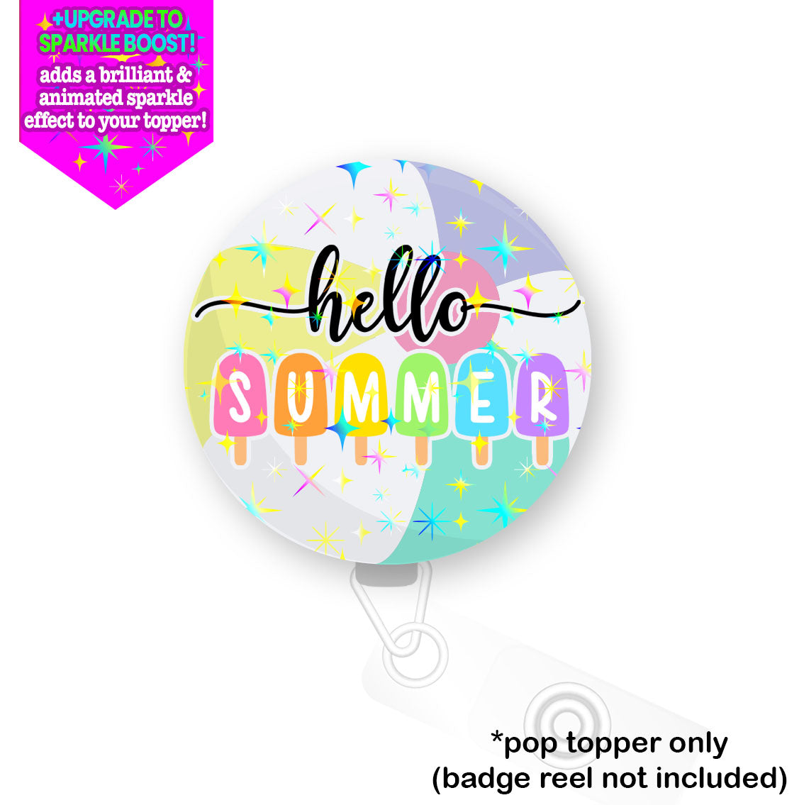 Hello Summer Pop Pop Topper -  - Topperswap