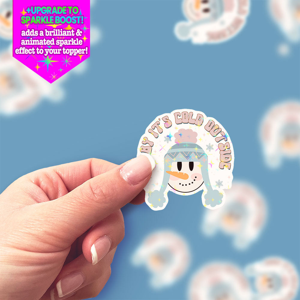 Frosty Fun Sticker - Make it Sparkle - Topperswap