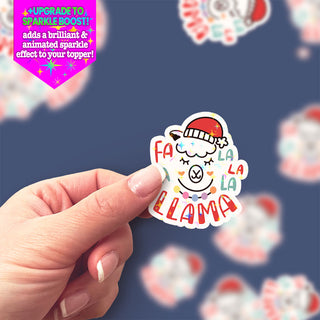 Fa La La Llama Joy Sticker