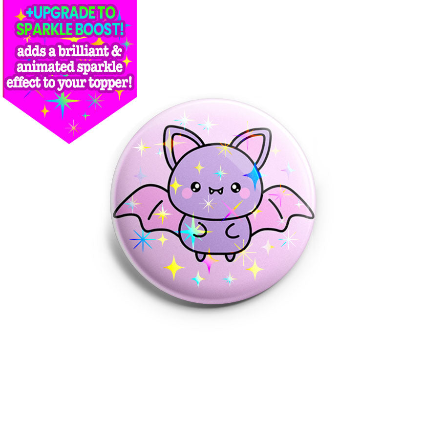 Purple Winged Cutie Bat Topper - Make it Sparkle - Topperswap