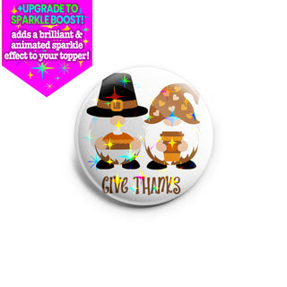 Pumpkin Spiced Latte Gnomes Topper