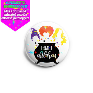 Scary Witches Cauldron Topper