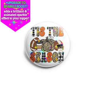 Pigskin & Pumpkin Prints Topper