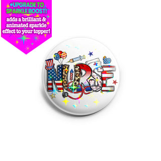 Patriotic Nurse Topper