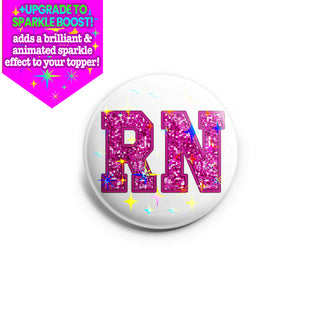 Glittering Pink RN Topper