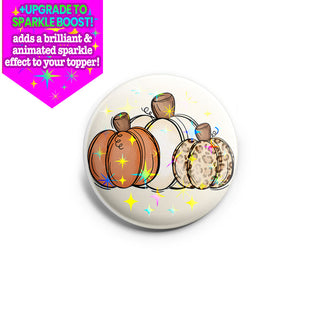 Chic Pumpkins Topper