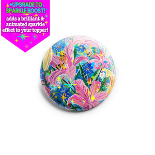 Bee & Bloom Watercolor Topper