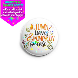 Autumn Leaves Pumpkin Please Topper - Vault