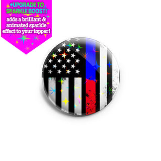 Awesome Thin Blue & Red Line Topper