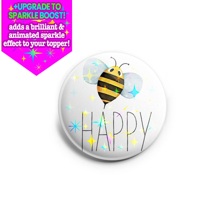 Bee Happy Topper - Make it Sparkle - Topperswap