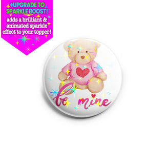 Be Mine Teddy Topper
