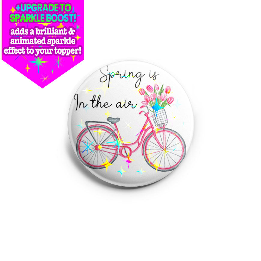 Bicycle Spring Topper - Make it Sparkle - Topperswap