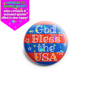God Bless the USA Topper