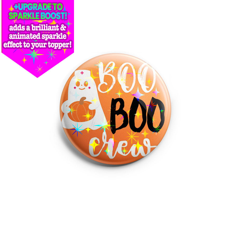 Boo Boo Crew Pumpkin Topper - Vault - Classic Shine - Topperswap