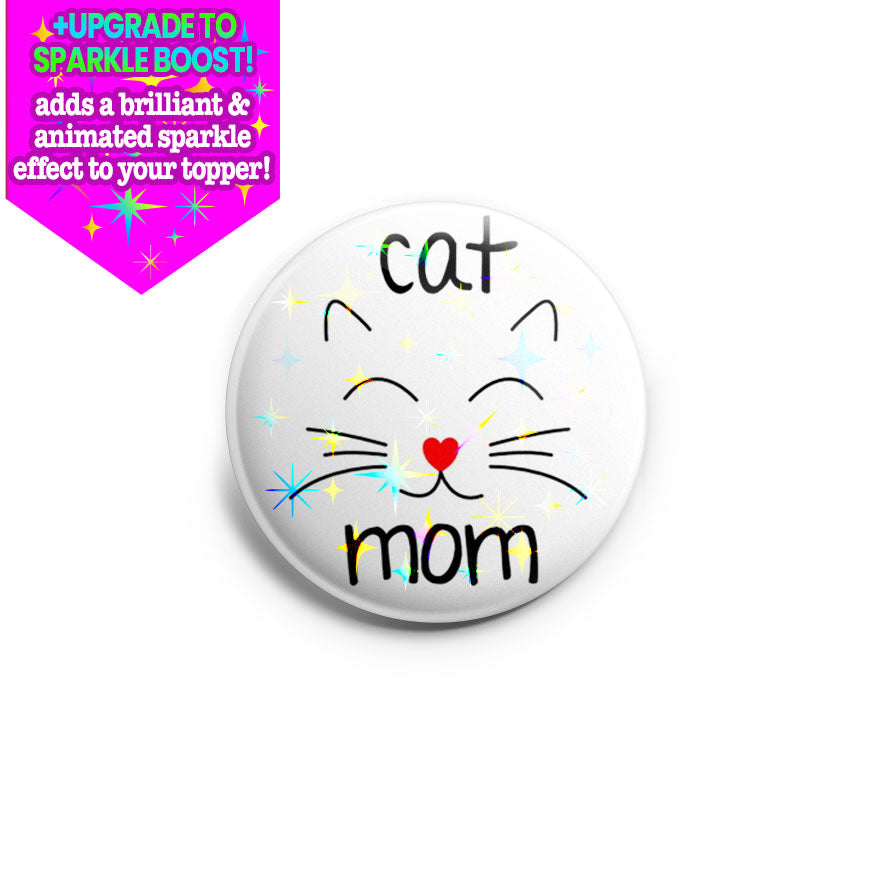 Cute Cat Mom Topper - Make it Sparkle - Topperswap