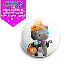 Cat Trick or Treat Topper
