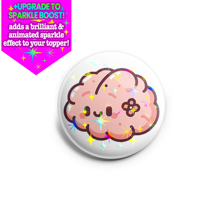 Cute Brain Topper - Make it Sparkle - Topperswap