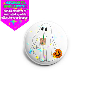 Iced Boo Latte Ghost Topper