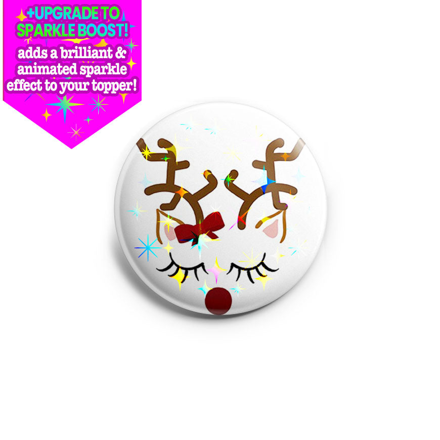 Cute Reindeer Topper - Vault - Make it Sparkle - Topperswap