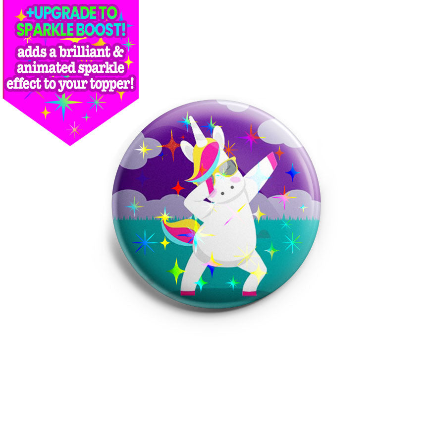 Unicorn Mashup Night Retractable ID Badge Reel • Cute Gift Fantasy ID -  Topperswap