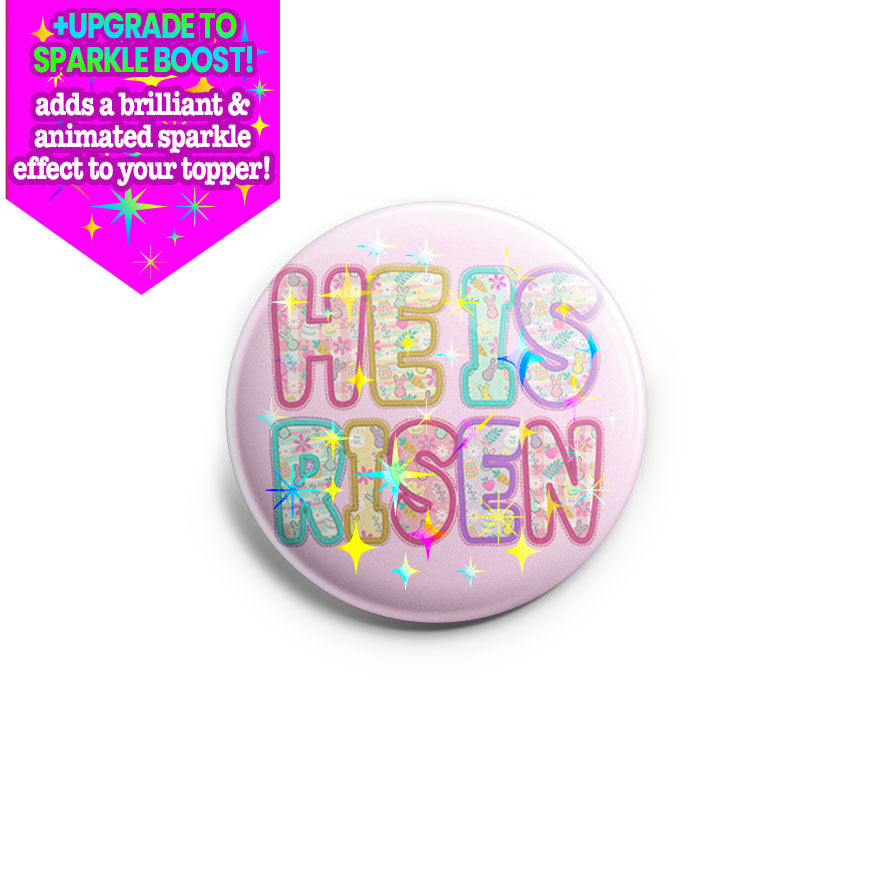 He is Risen Pastel Easter Topper -  - Topperswap